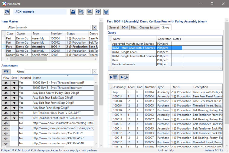 PDXplorer application